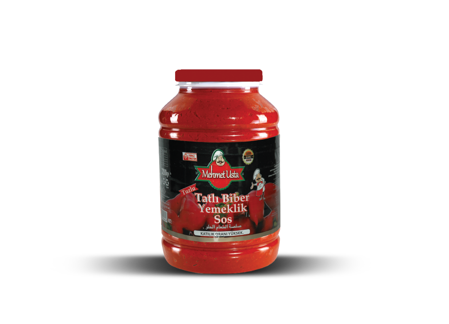 Tatlı Biber Salçası Cam Pet 1600 GR Koli