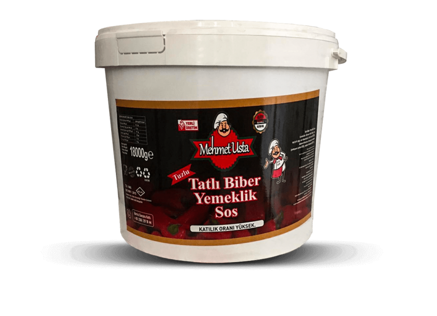 Tatlı Biber Yemeklik Sos 18 KG